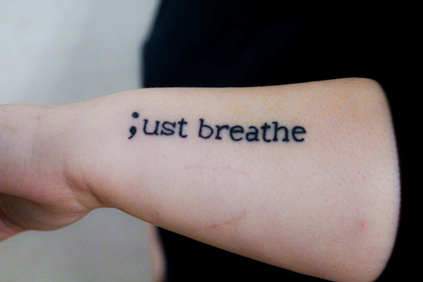 Just Breathe Temporary Tattoo - Etsy