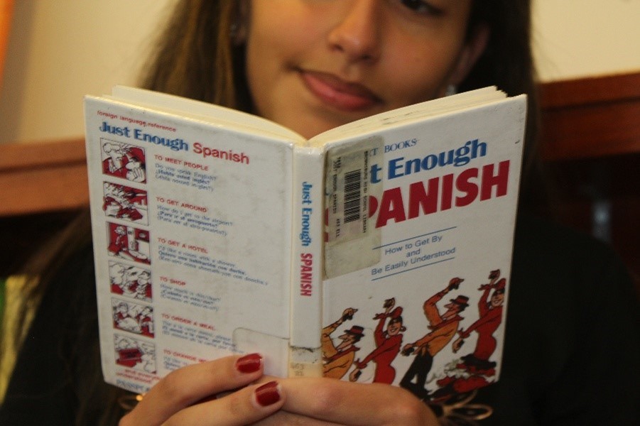 In Spanish classes, especially three and above, students rely on Spanish-English dictionaries to look up certain words instead of asking the teacher about it all the time. This gives students an opportunity to use their resources to further enhance their learning experience. 