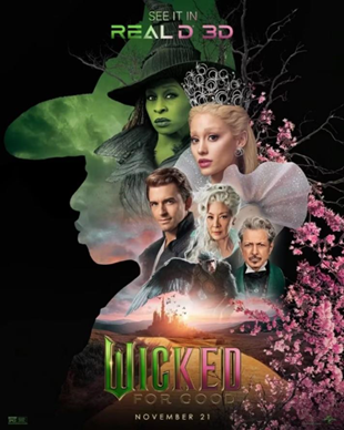 At GTQ Brownsburg, you can expect to find a variety of “Wicked: For Good” merchandise, like personalized popcorn buckets, themed cups and collectibles such as Funko Pops! figures of your favorite characters. 