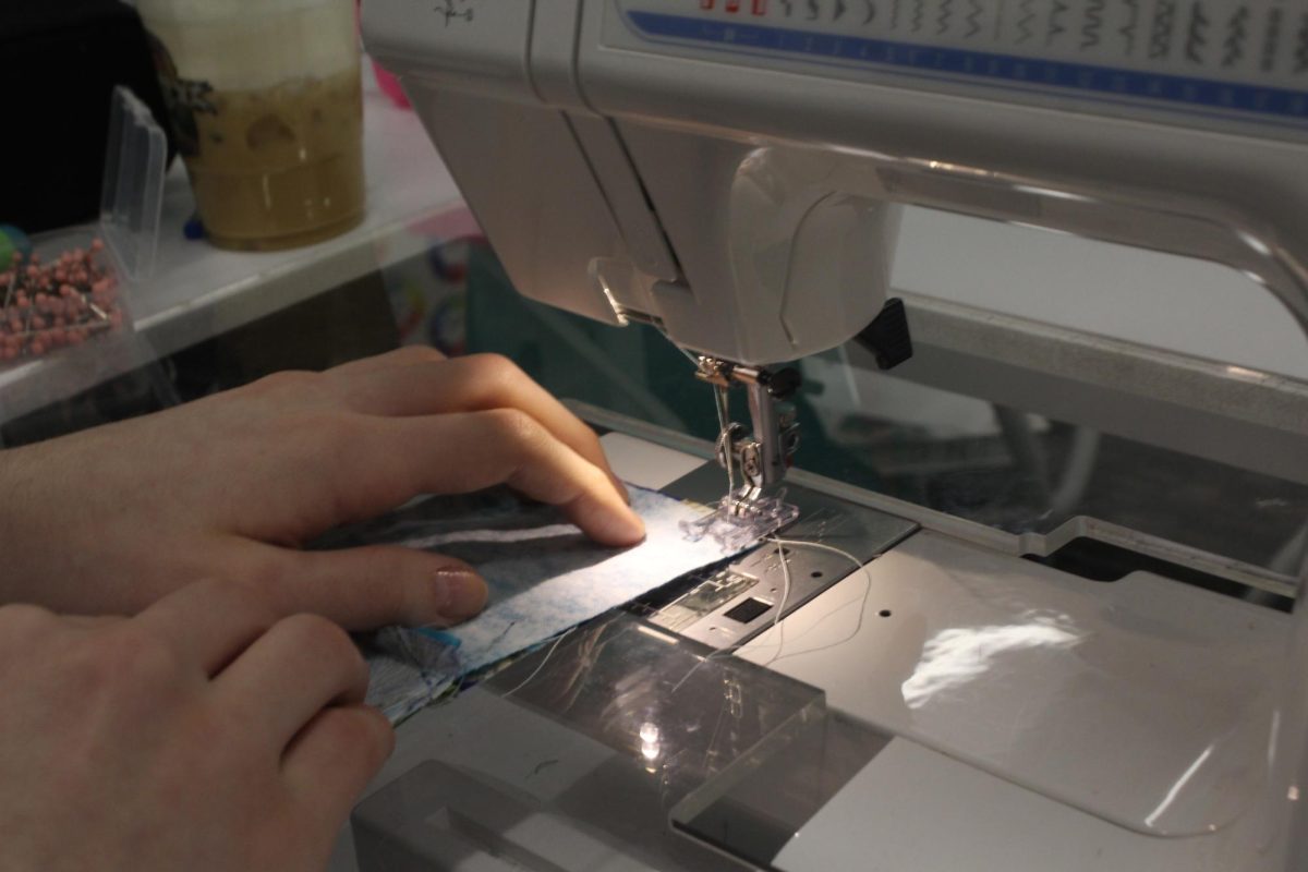 “I love it at a thrift store, it's still gonna be priced, but you can buy nicer quality, and so it's not cheap plastic, Walmart, like fabric, and so then it's better on the environment,“ Fashion teacher Rachel Day said. “It's all just like, so much better.”